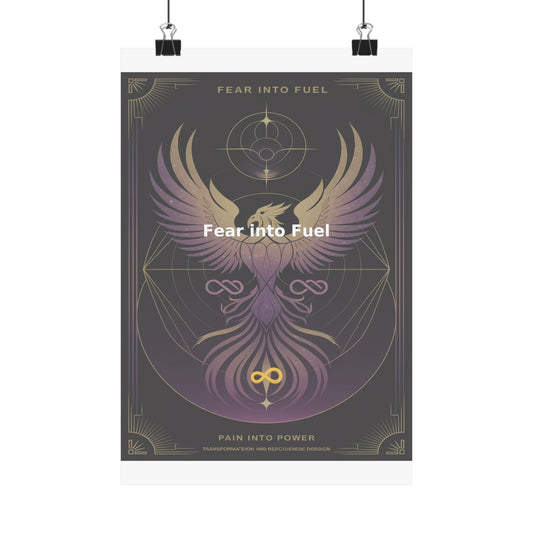 Fear into Fuel - Matte Vertical Posters