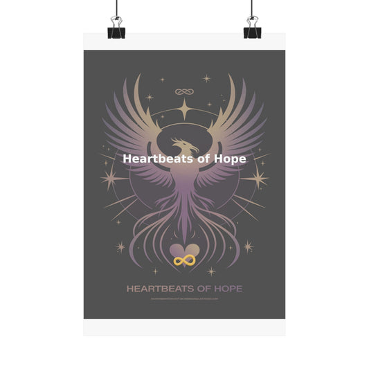 Heartbeats of Hope - Matte Vertical Posters