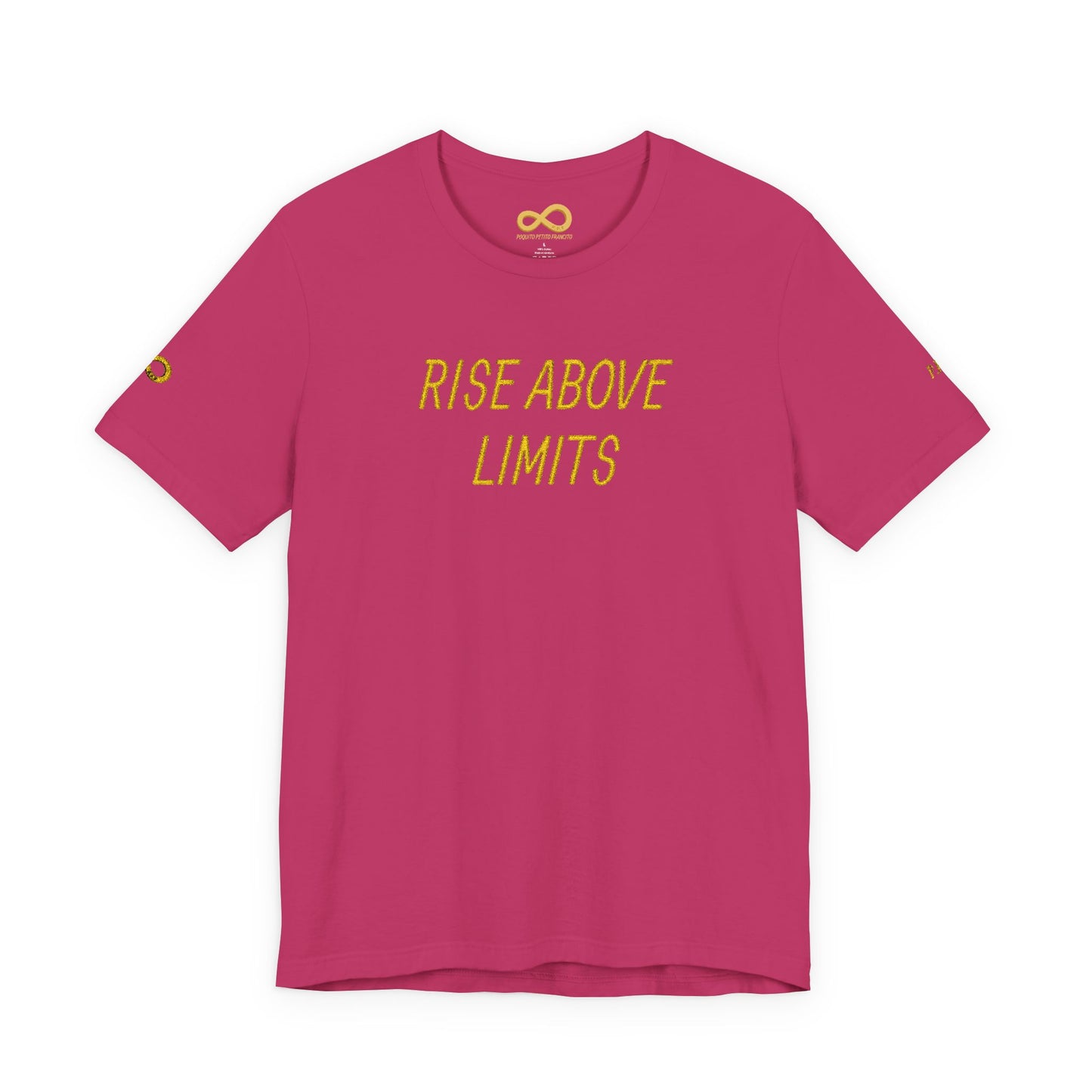 Motivational Quote Tee: Rise Above Limits, Unisex T-Shirt, Inspirational Shirt, Fitness Wear, Gift for Dreamers
