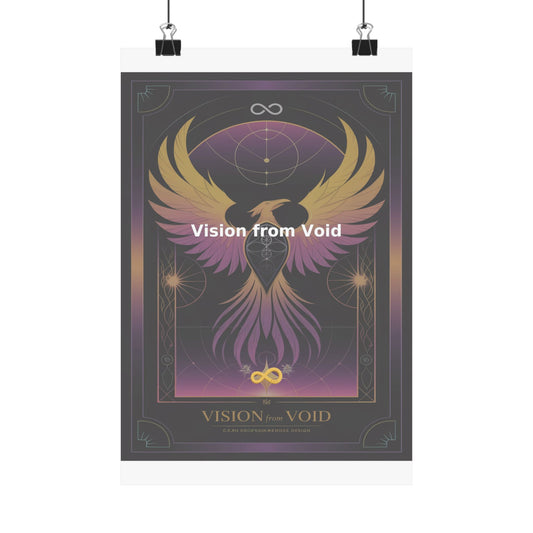 Vision from Void - Matte Vertical Posters
