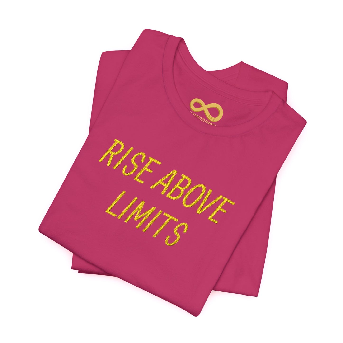 Motivational Quote Tee: Rise Above Limits, Unisex T-Shirt, Inspirational Shirt, Fitness Wear, Gift for Dreamers