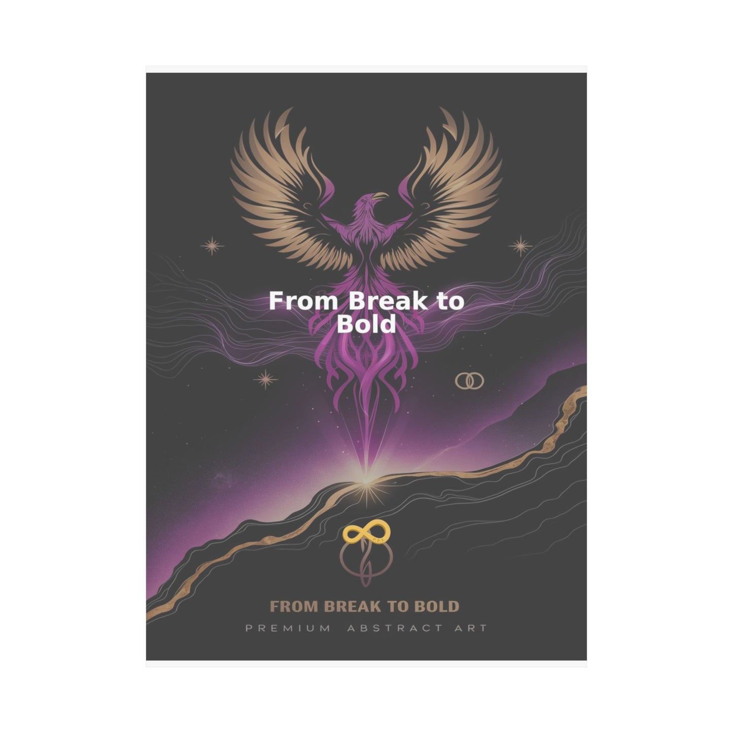 From Break to Bold - Matte Vertical Posters