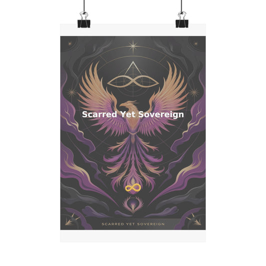 Scarred Yet Sovereign - Matte Vertical Posters