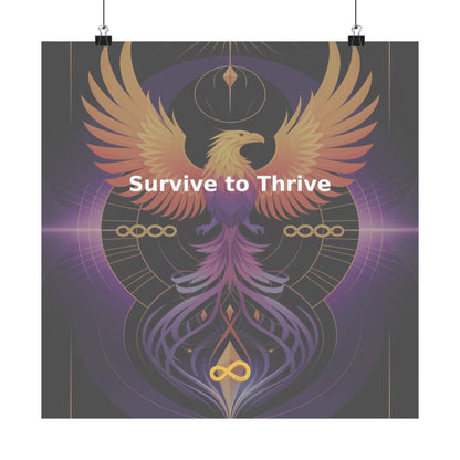 Survive to Thrive - Matte Vertical Posters