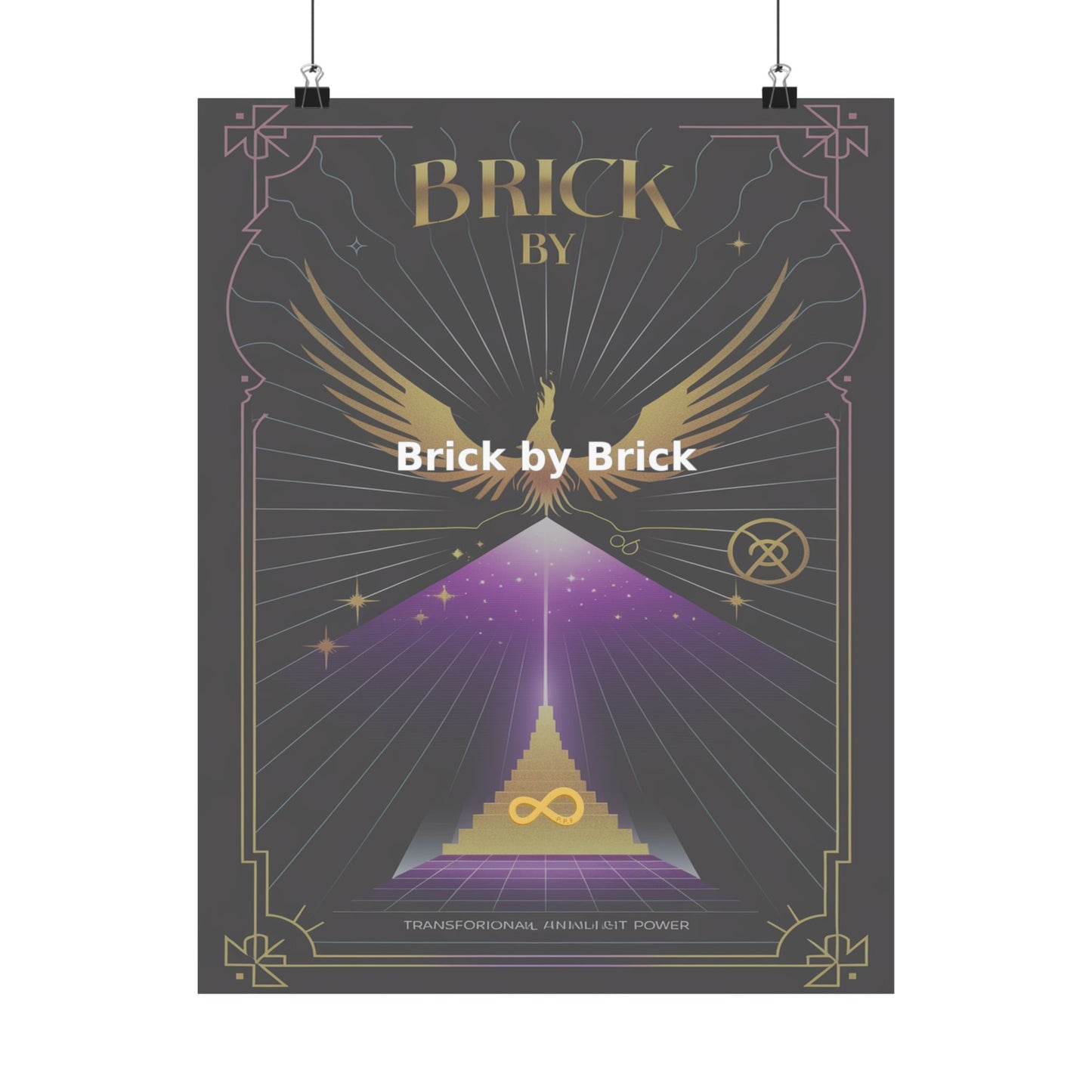 Brick by Brick - Matte Vertical Posters