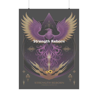 Strength Reborn - Matte Vertical Posters