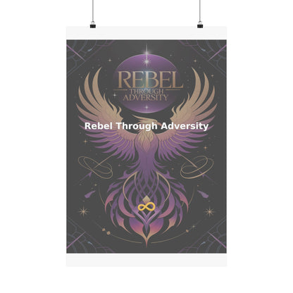 Rebel Through Adversity - Matte Vertical Posters