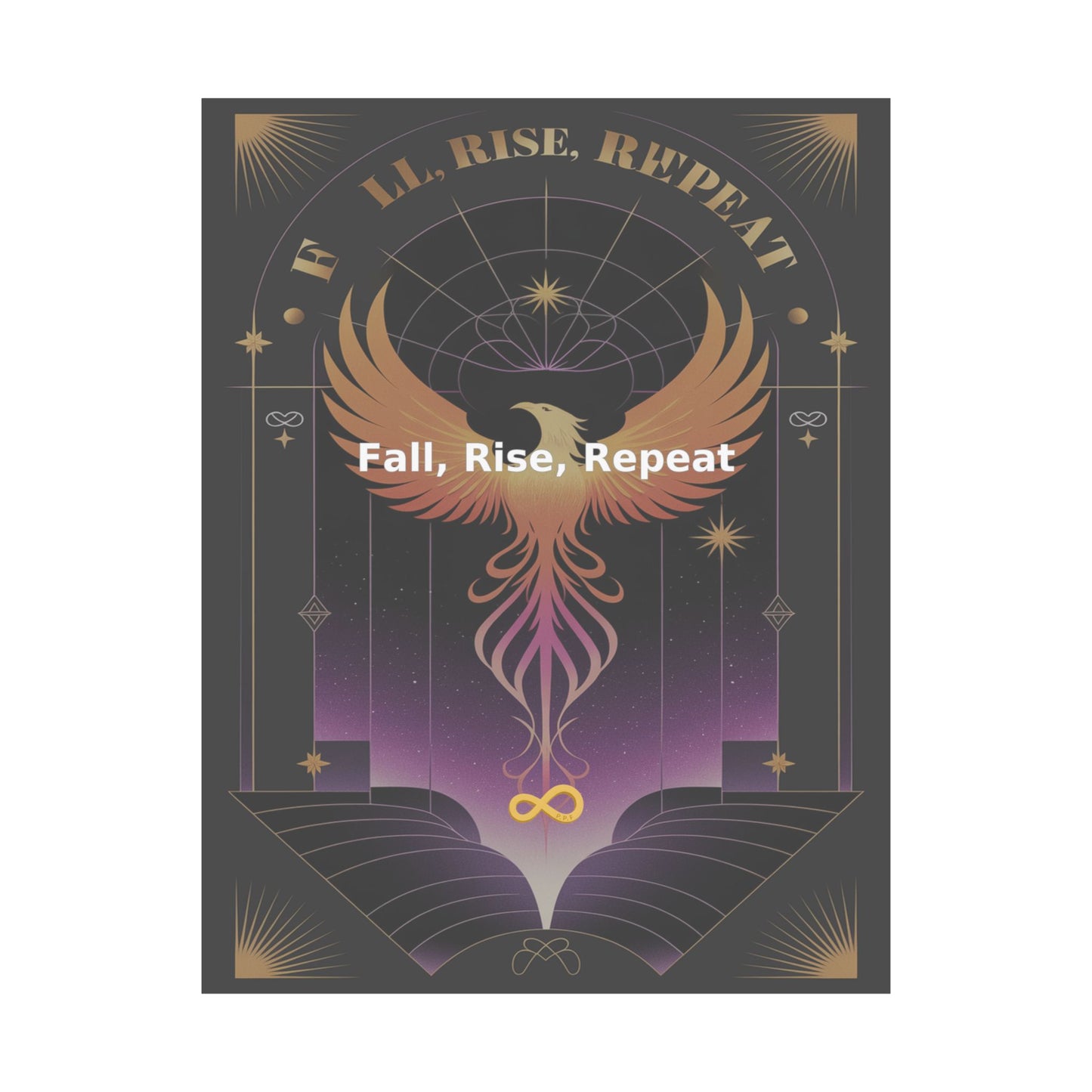 Fall, Rise, Repeat - Matte Vertical Posters