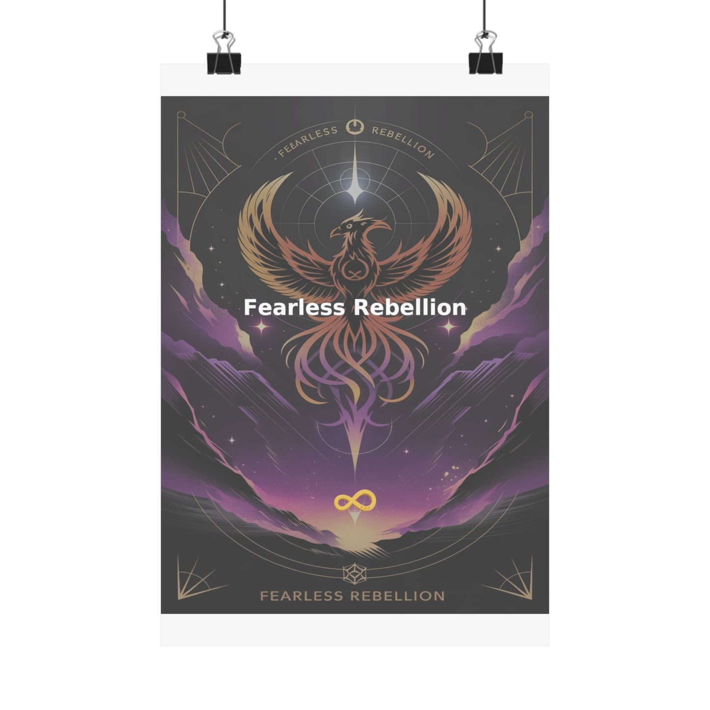 Fearless Rebellion - Matte Vertical Posters