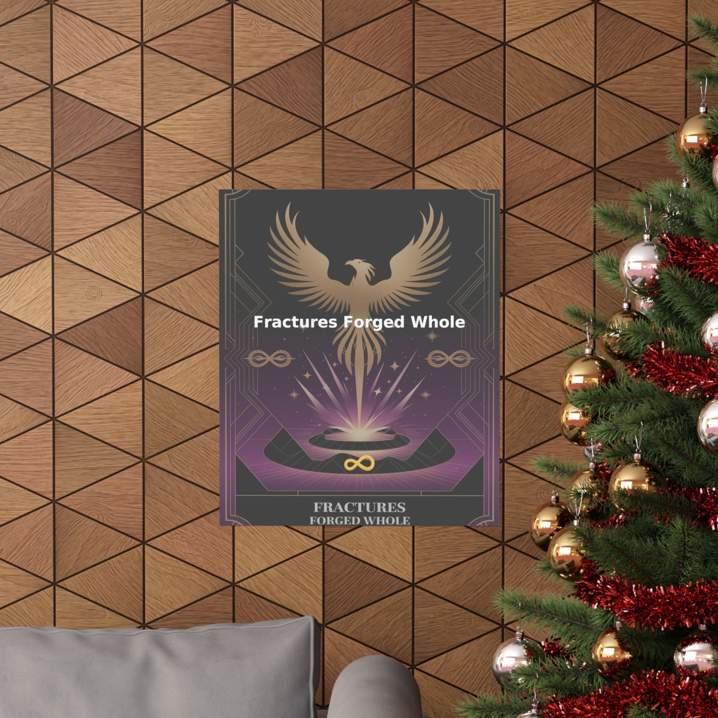 Fractures Forged Whole - Matte Vertical Posters