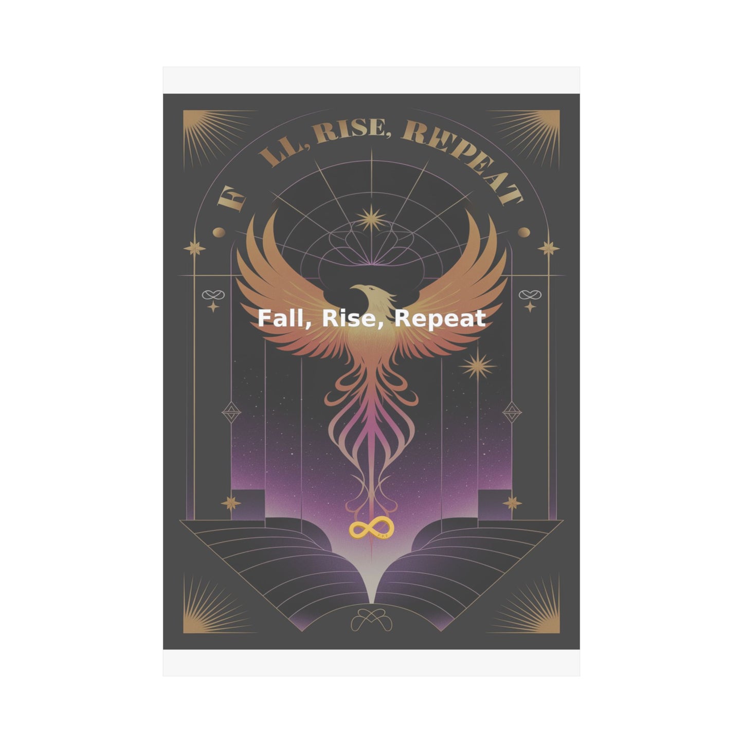 Fall, Rise, Repeat - Matte Vertical Posters