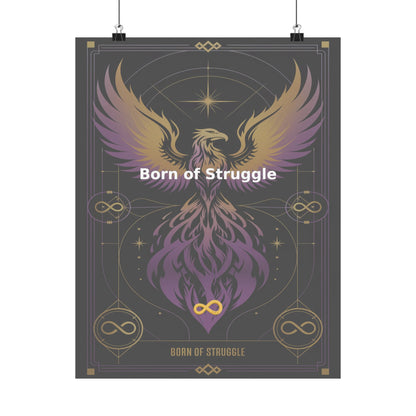 Born of Struggle - Matte Vertical Posters