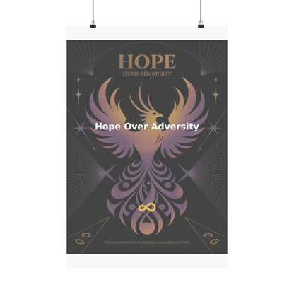Hope Over Adversity - Matte Vertical Posters