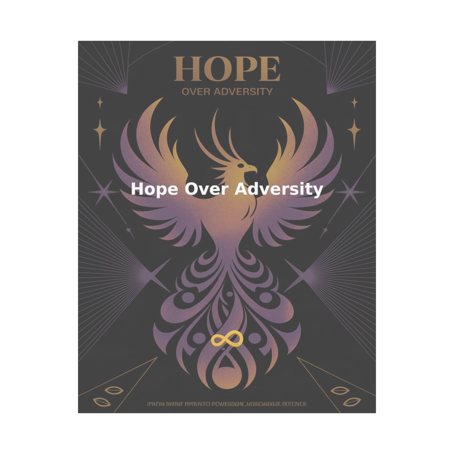 Hope Over Adversity - Matte Vertical Posters