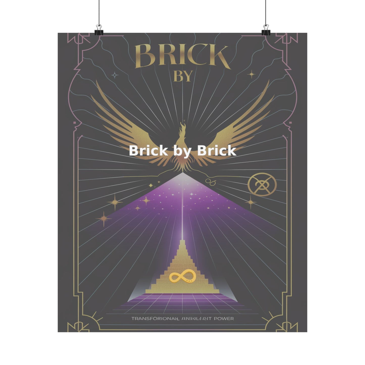 Brick by Brick - Matte Vertical Posters