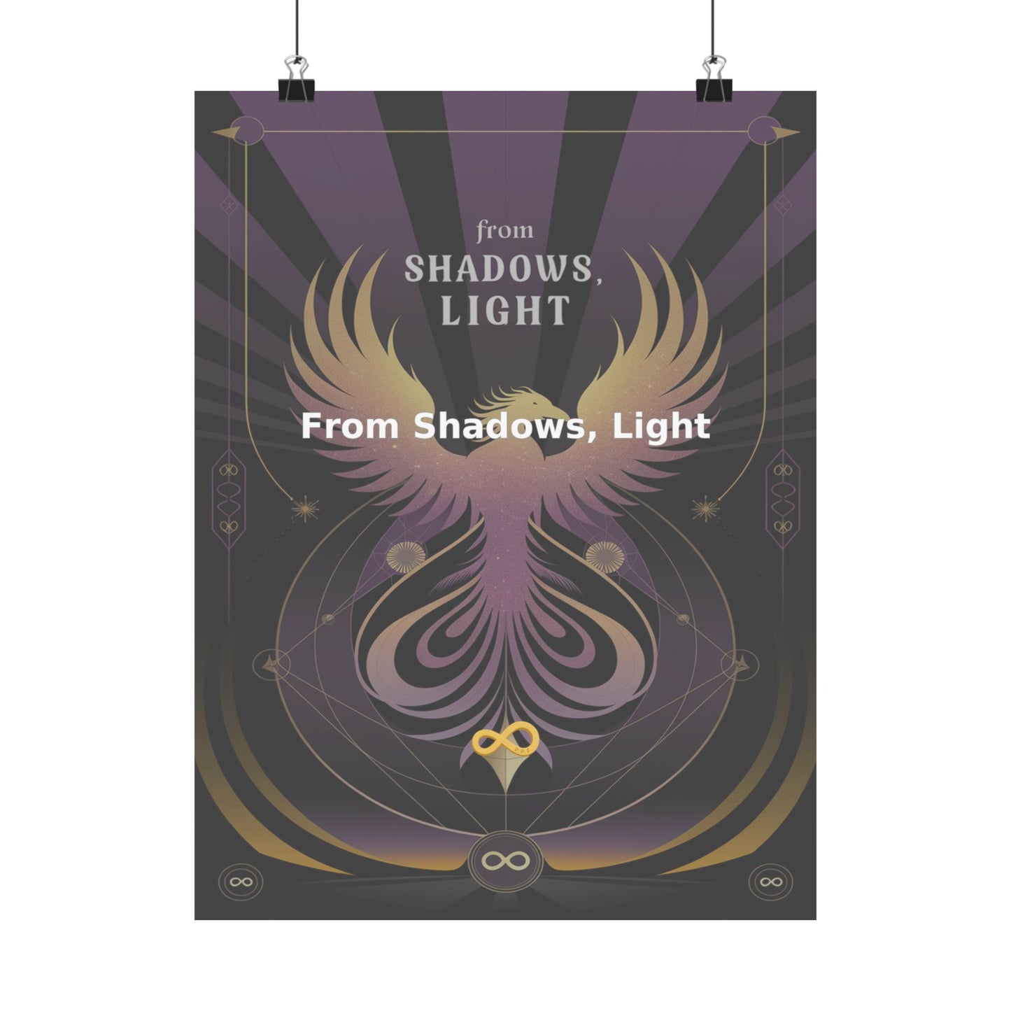 From Shadows, Light - Matte Vertical Posters