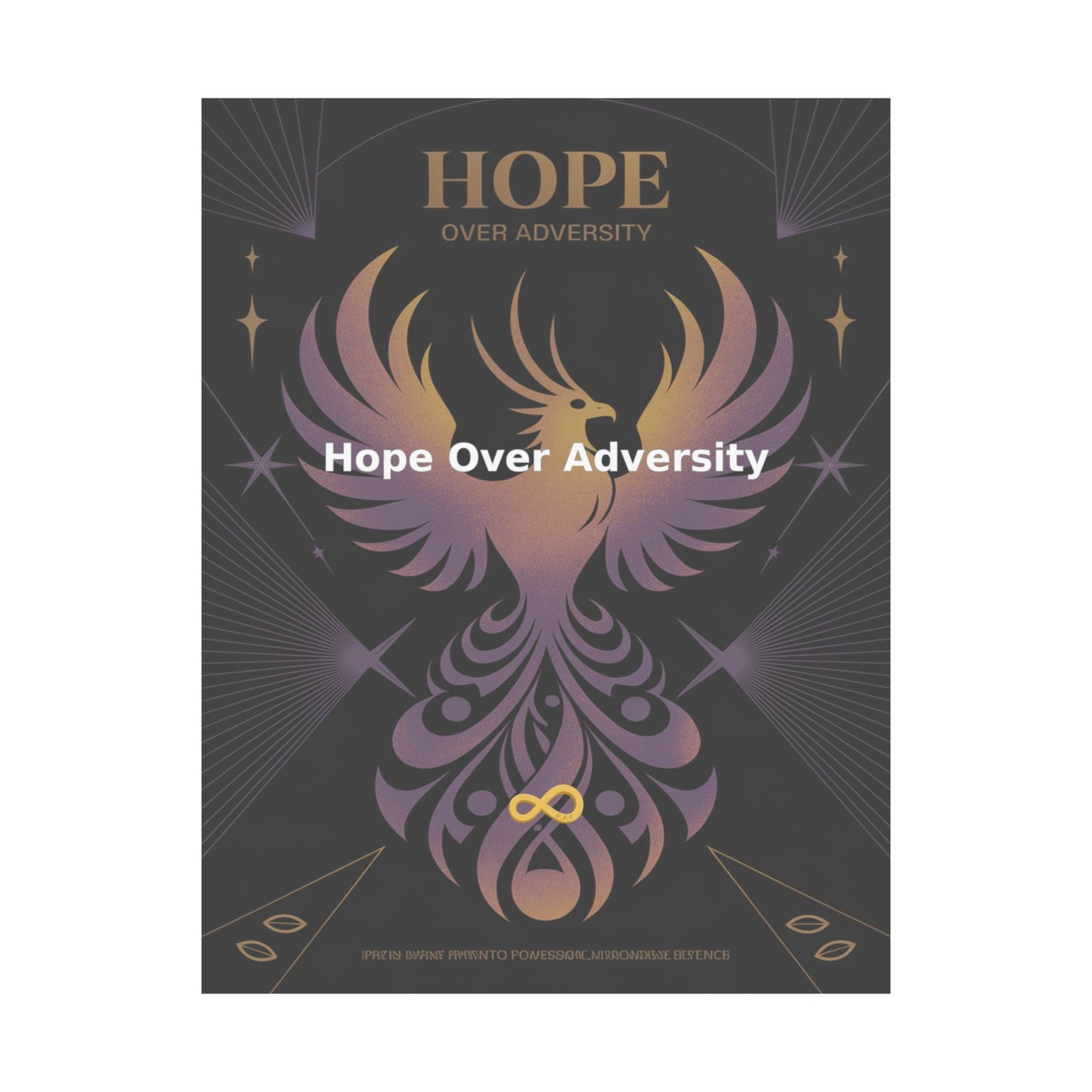 Hope Over Adversity - Matte Vertical Posters