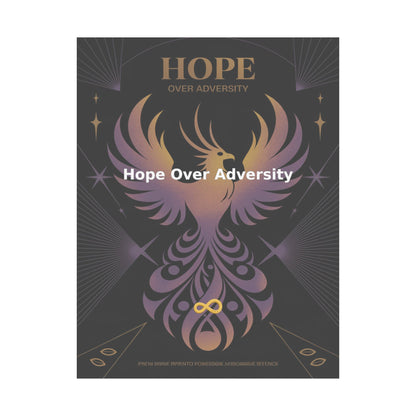 Hope Over Adversity - Matte Vertical Posters