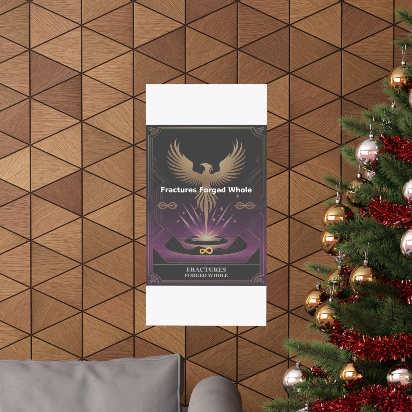 Fractures Forged Whole - Matte Vertical Posters