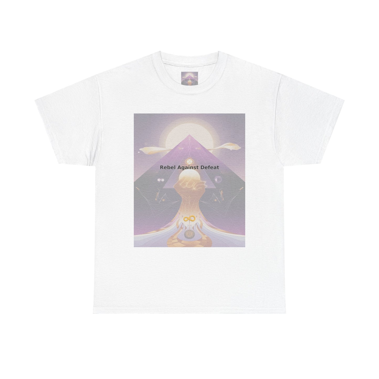 Rebel Against Defeat - Unisex Heavy Cotton Tee
