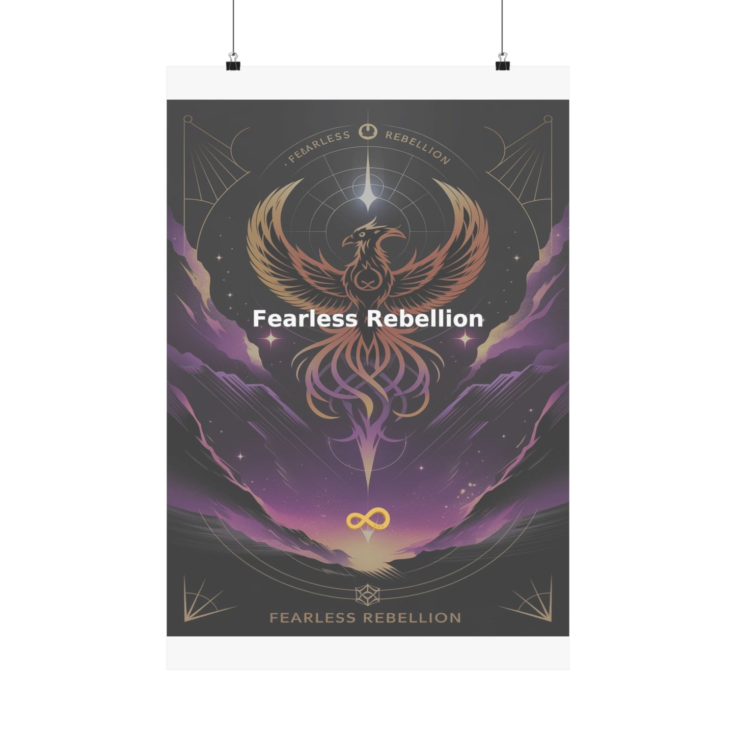 Fearless Rebellion - Matte Vertical Posters