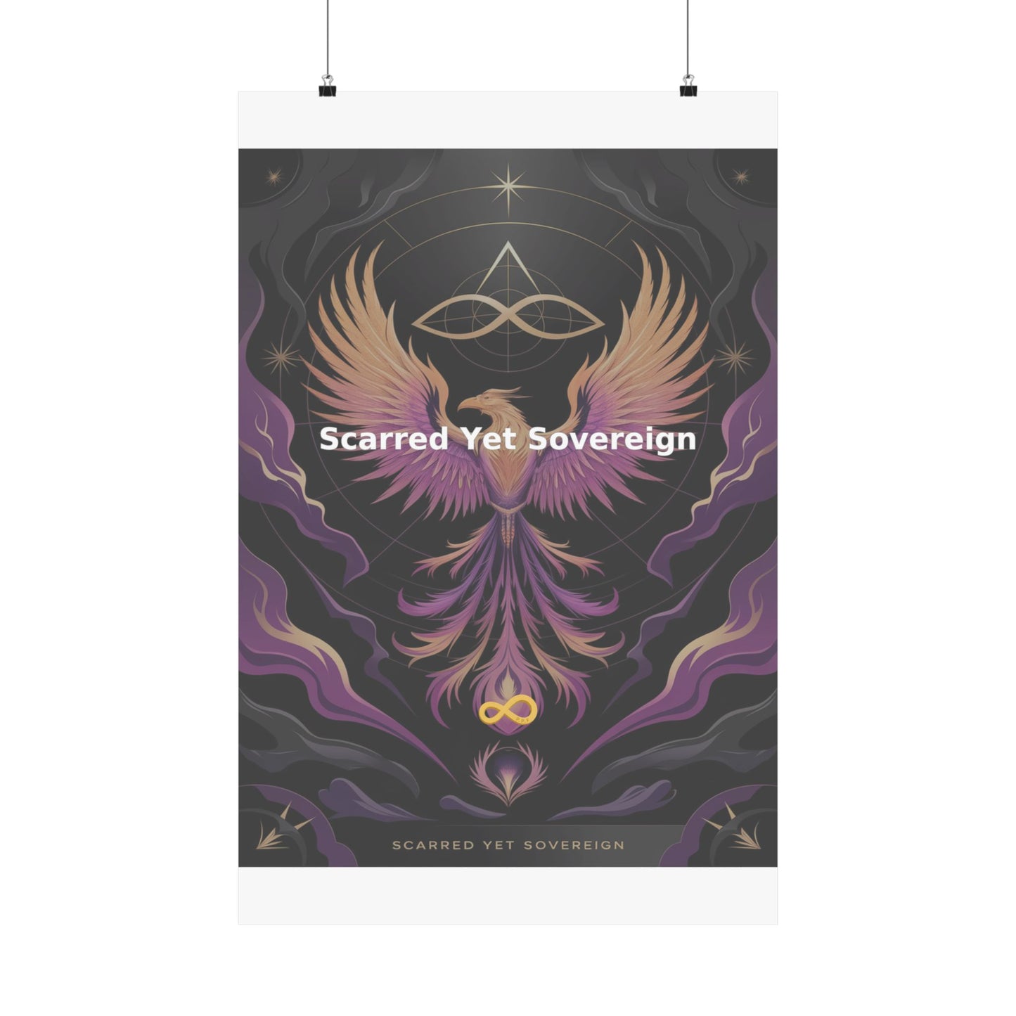 Scarred Yet Sovereign - Matte Vertical Posters