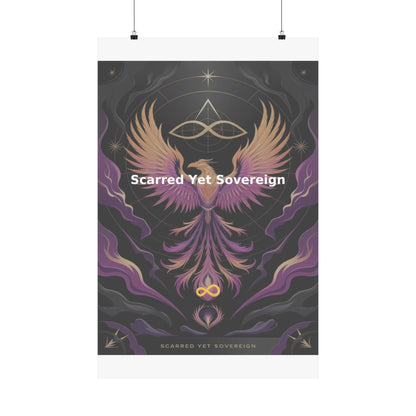 Scarred Yet Sovereign - Matte Vertical Posters
