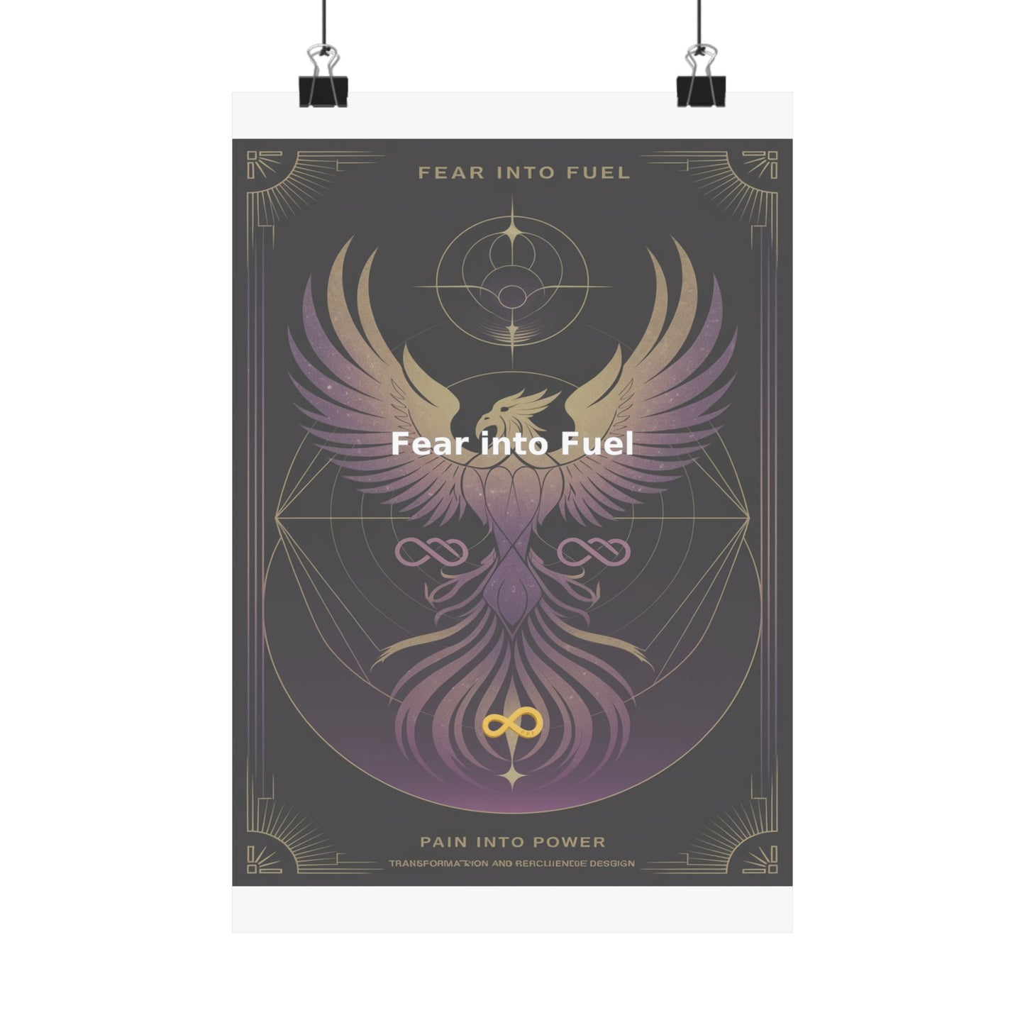 Fear into Fuel - Matte Vertical Posters