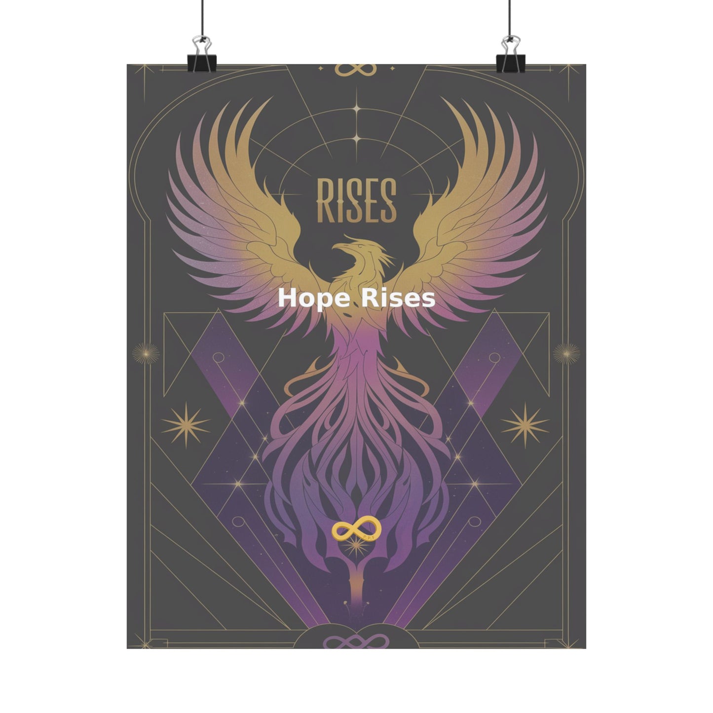 Hope Rises - Matte Vertical Posters