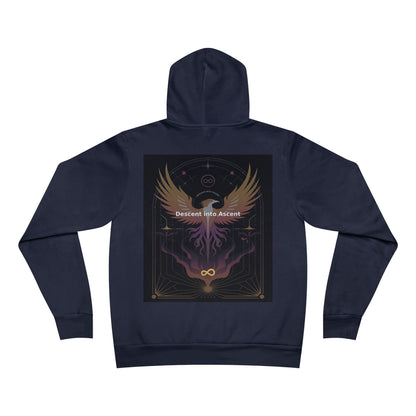 Descent into Ascent - Unisex Sponge Fleece Pullover Hoodie