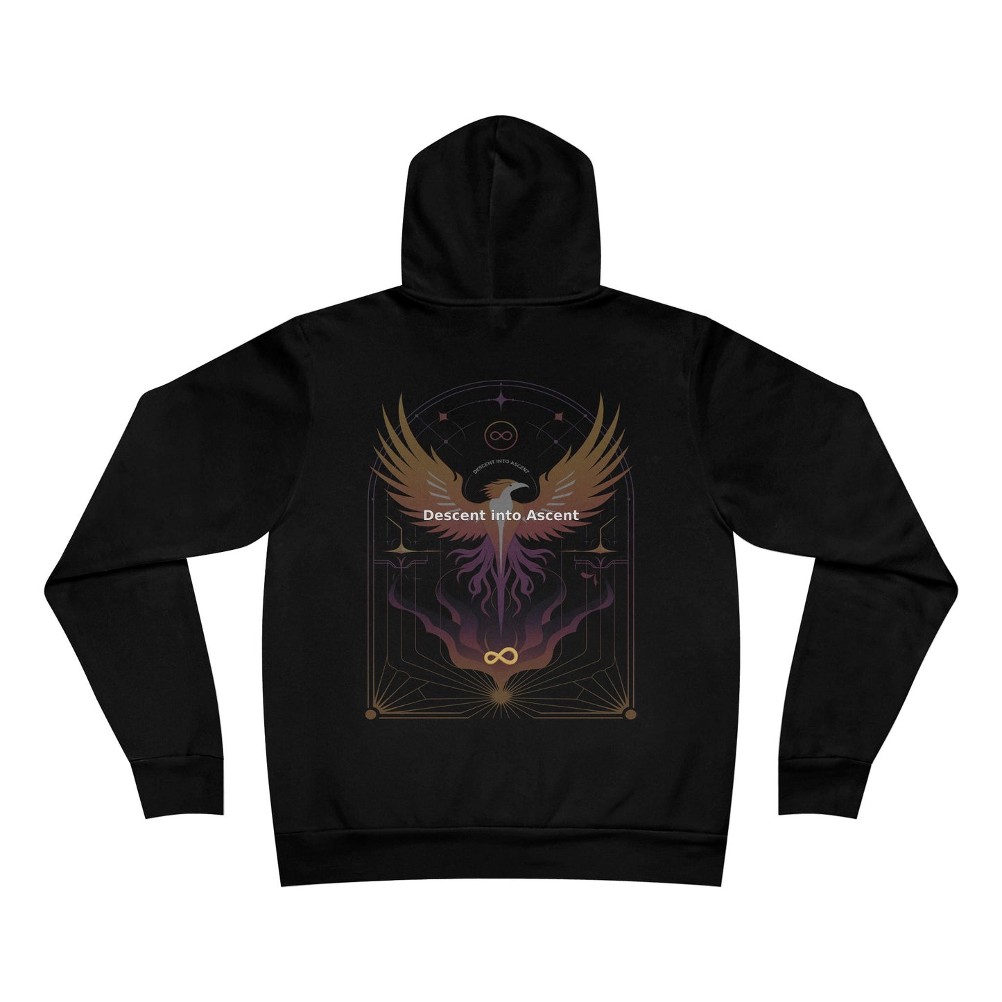 Descent into Ascent - Unisex Sponge Fleece Pullover Hoodie
