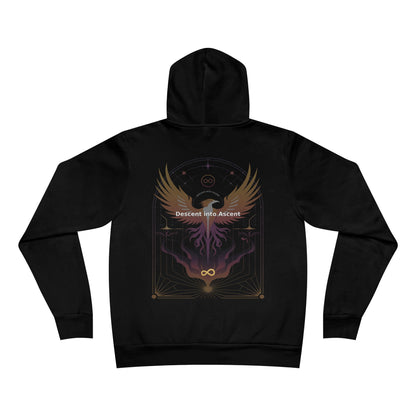 Descent into Ascent - Unisex Sponge Fleece Pullover Hoodie