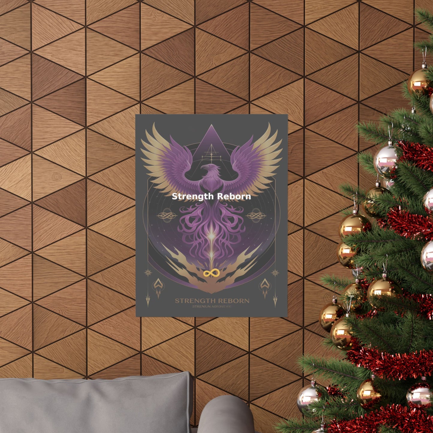 Strength Reborn - Matte Vertical Posters