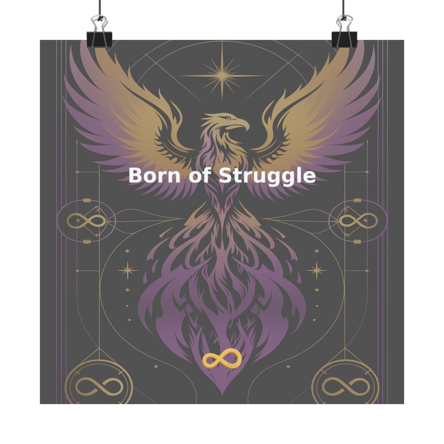 Born of Struggle - Matte Vertical Posters