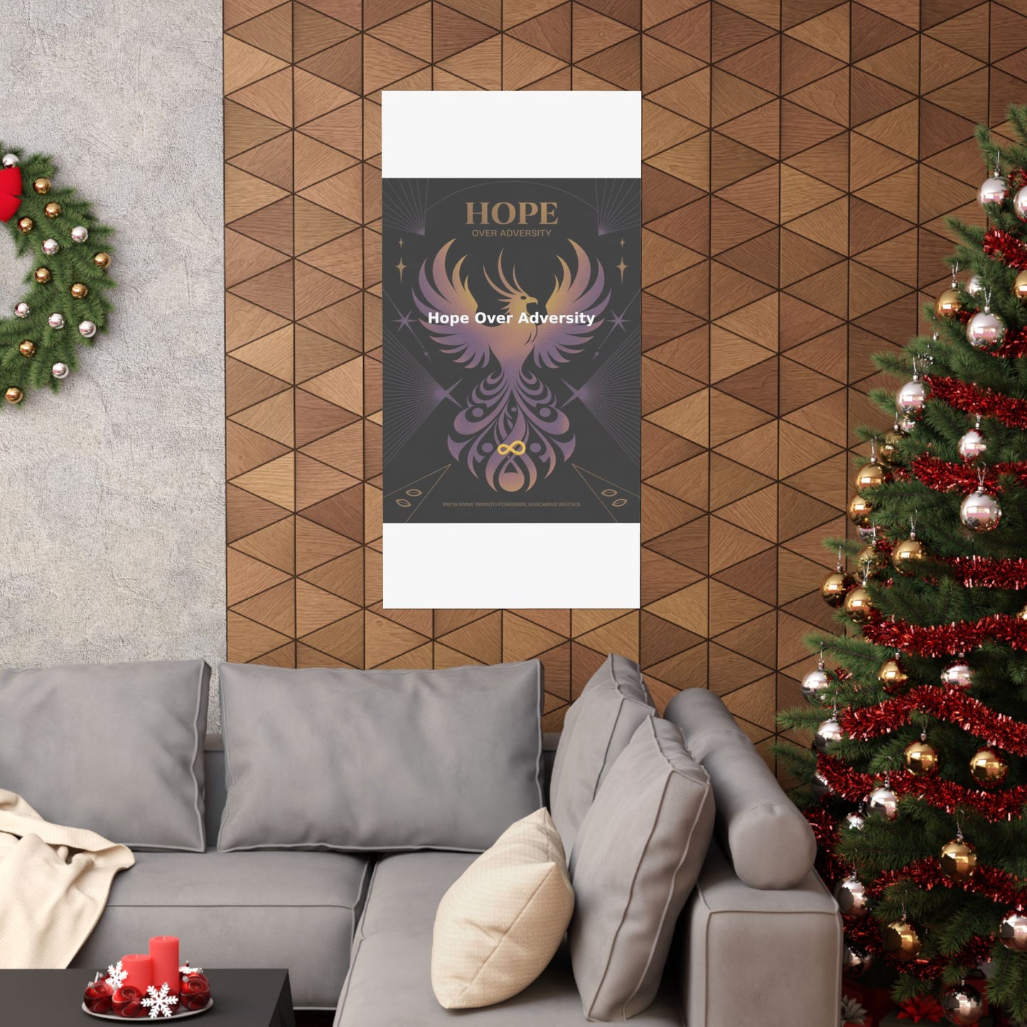 Hope Over Adversity - Matte Vertical Posters