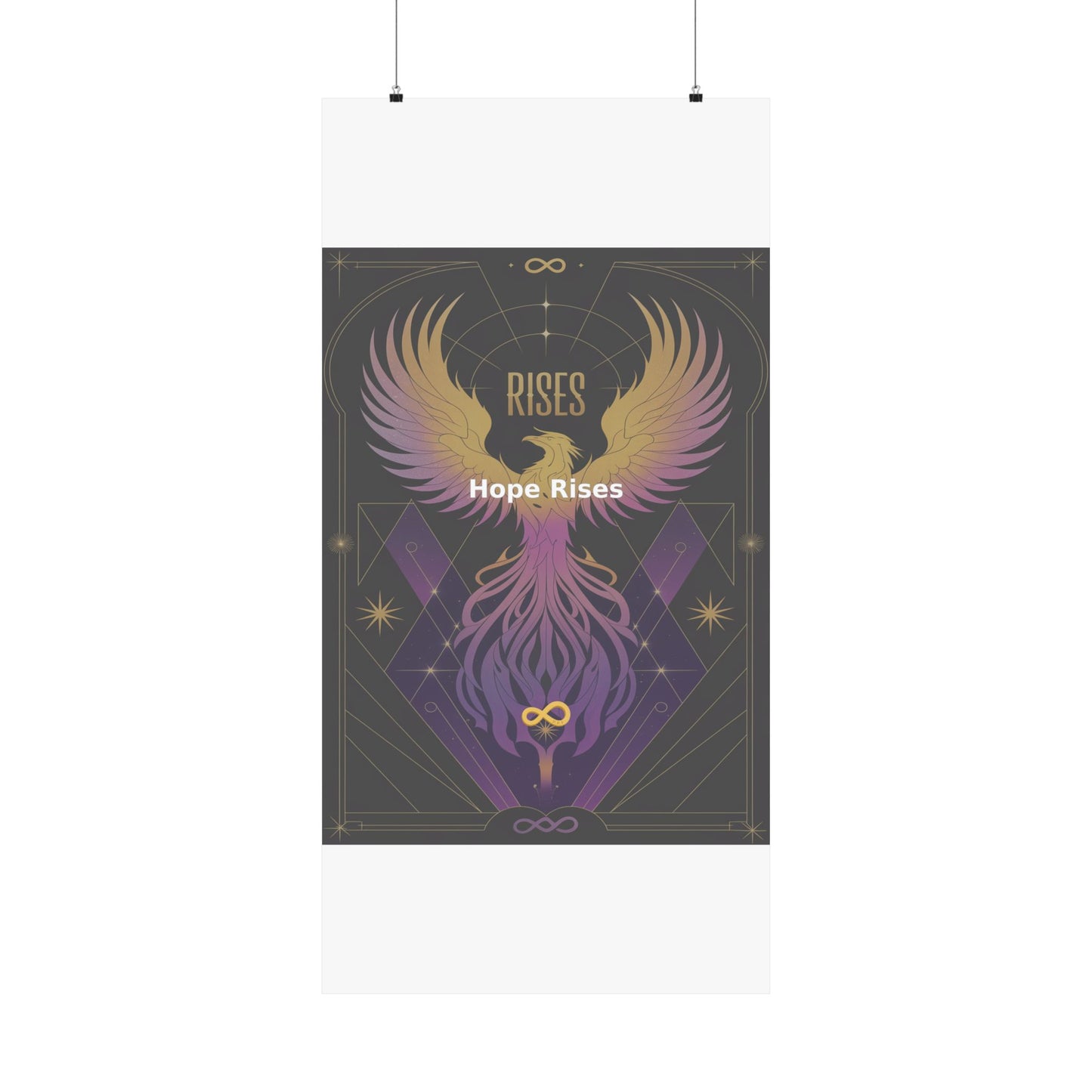 Hope Rises - Matte Vertical Posters