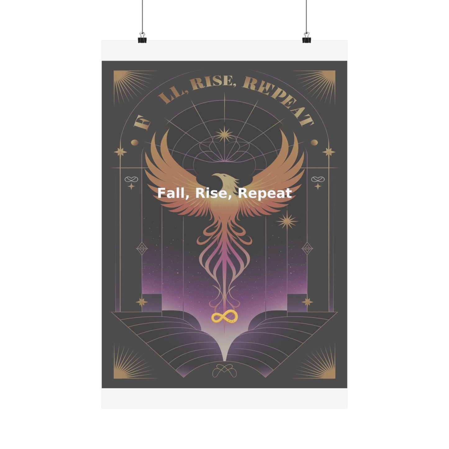 Fall, Rise, Repeat - Matte Vertical Posters