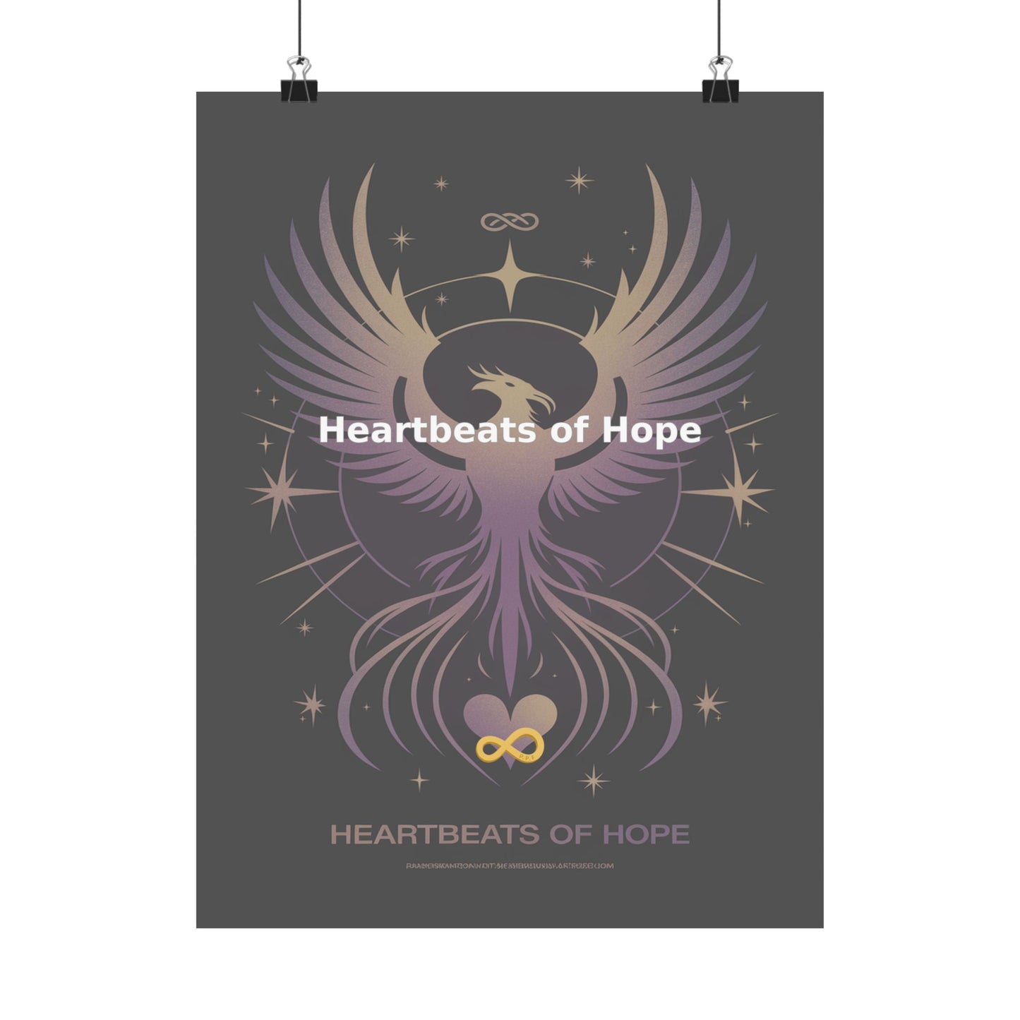 Heartbeats of Hope - Matte Vertical Posters