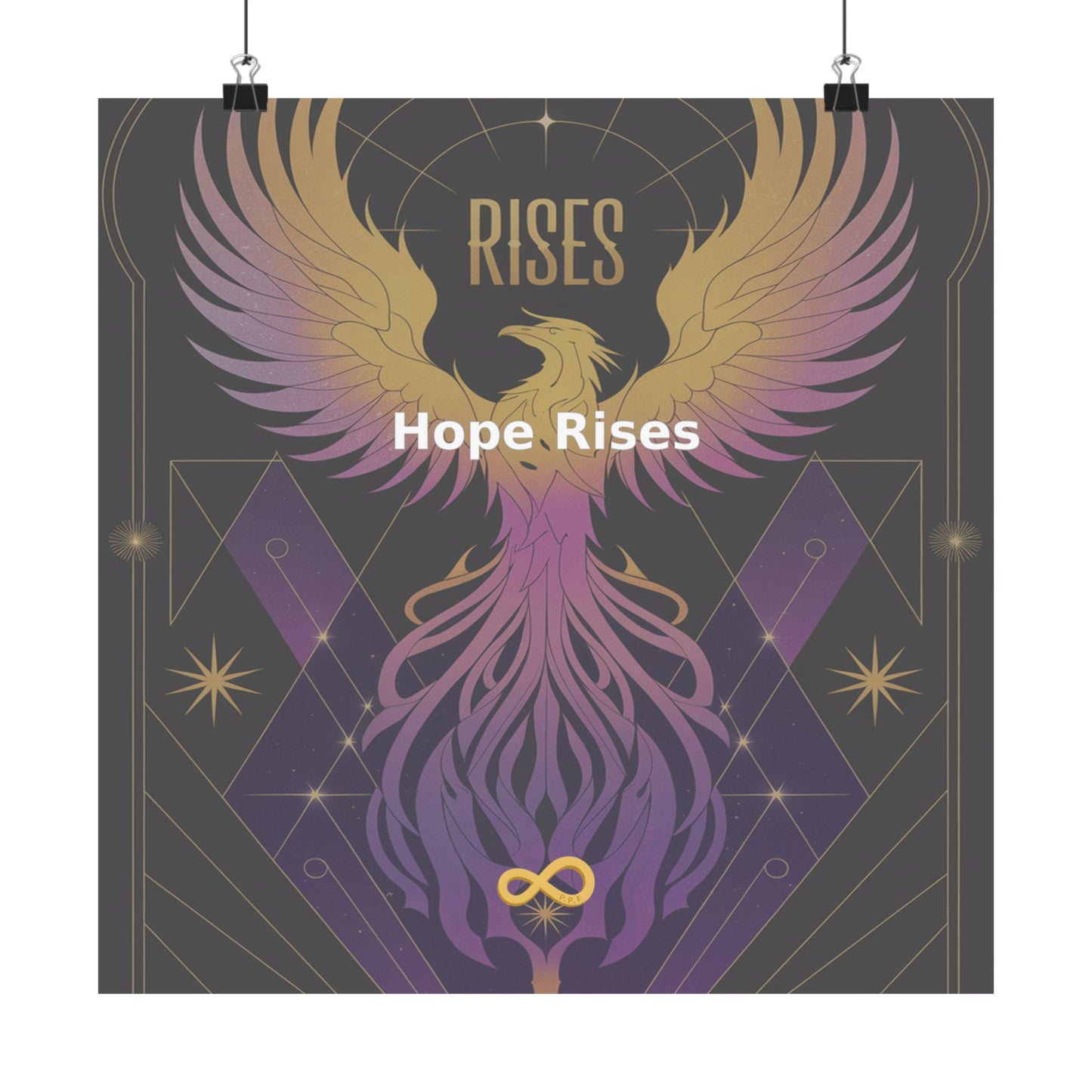 Hope Rises - Matte Vertical Posters