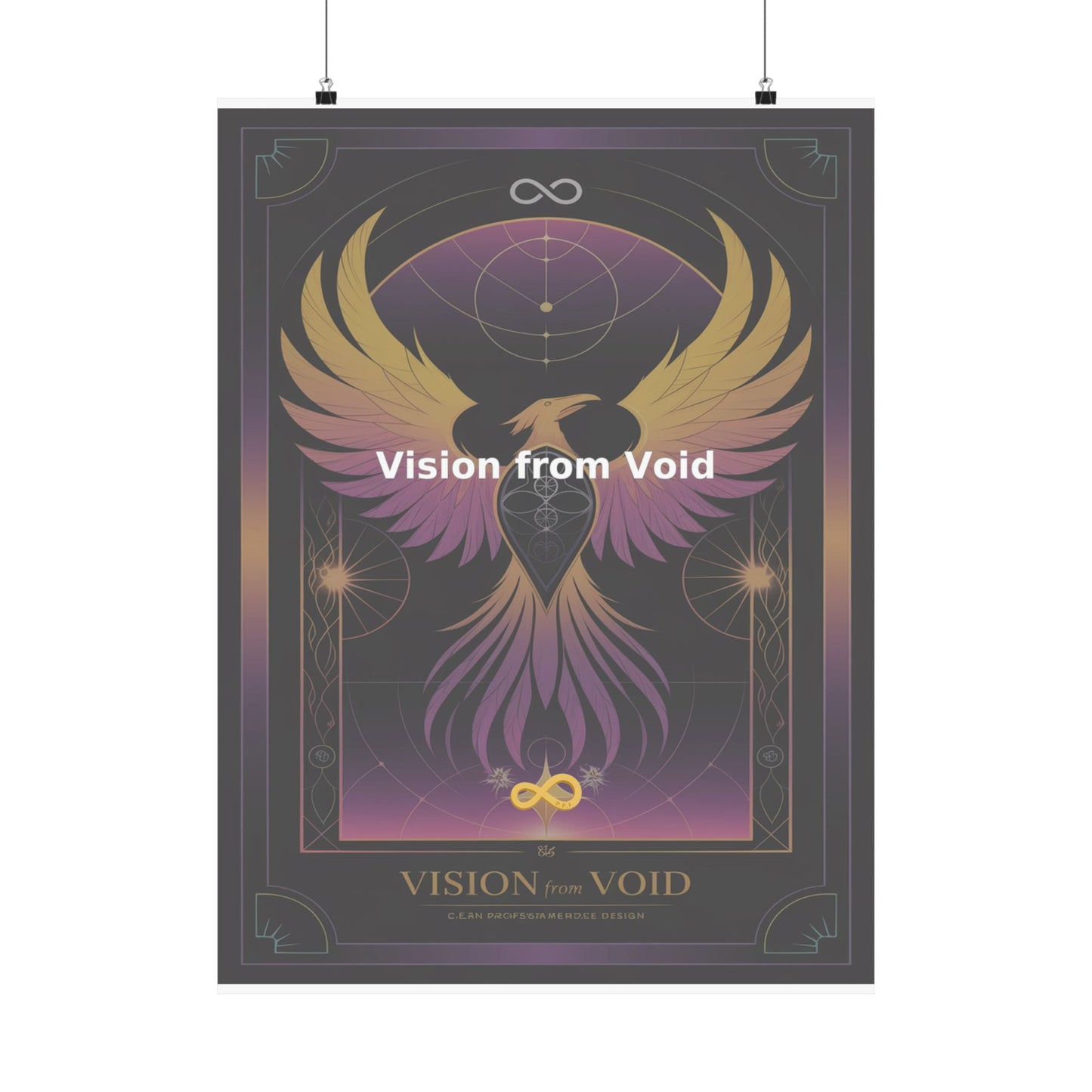 Vision from Void - Matte Vertical Posters