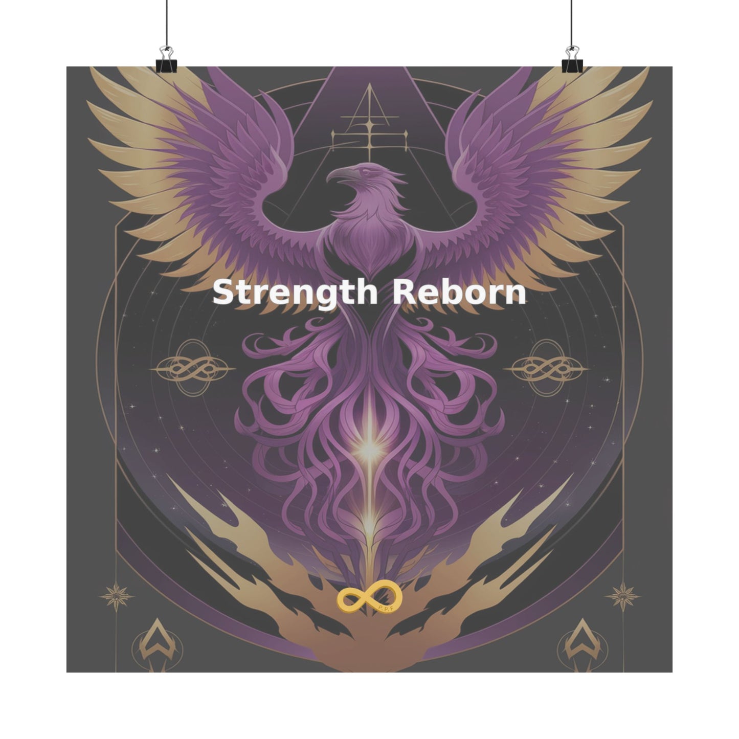 Strength Reborn - Matte Vertical Posters