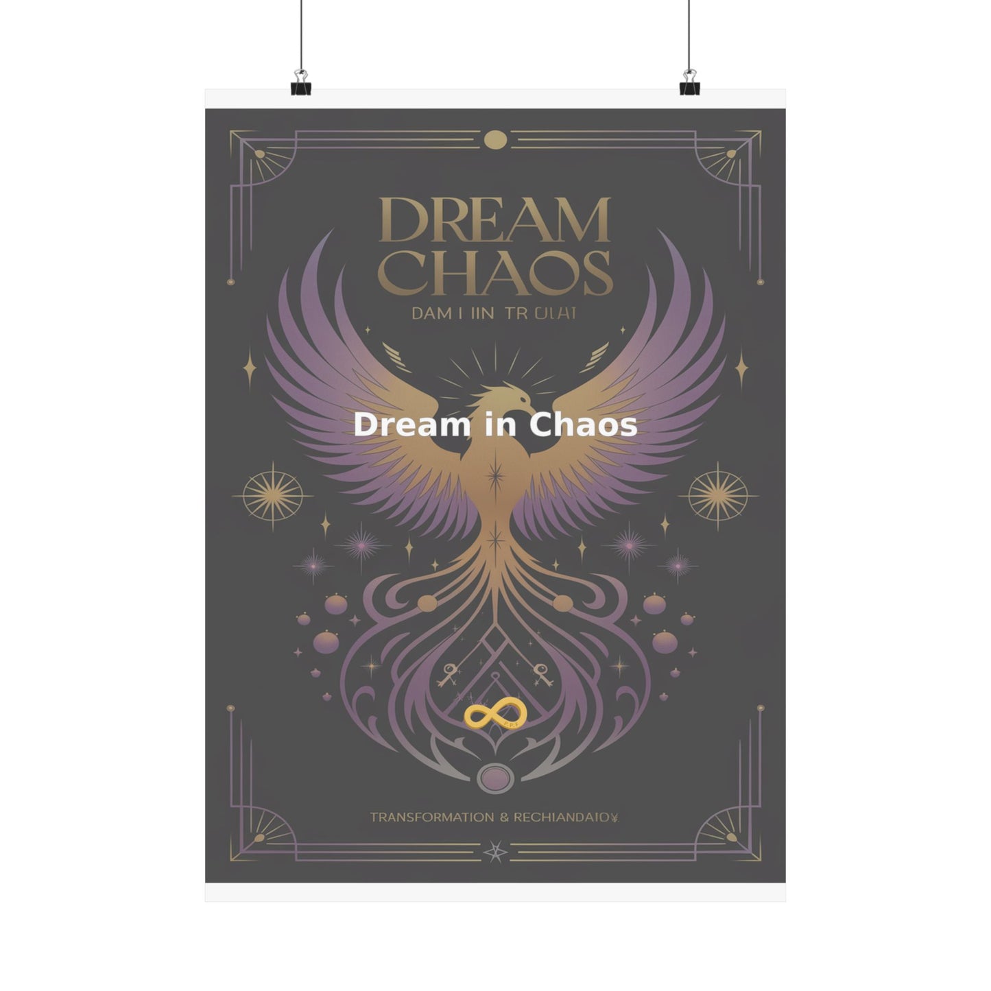 Dream in Chaos - Matte Vertical Posters