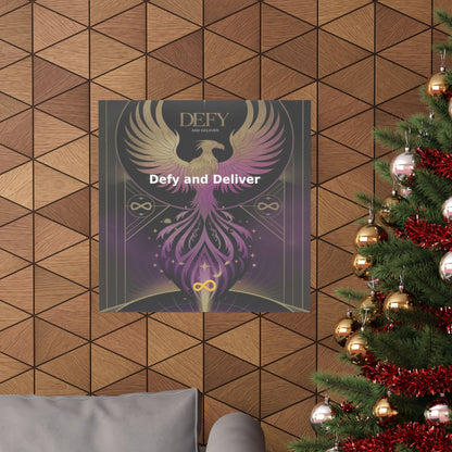 Defy and Deliver - Matte Vertical Posters