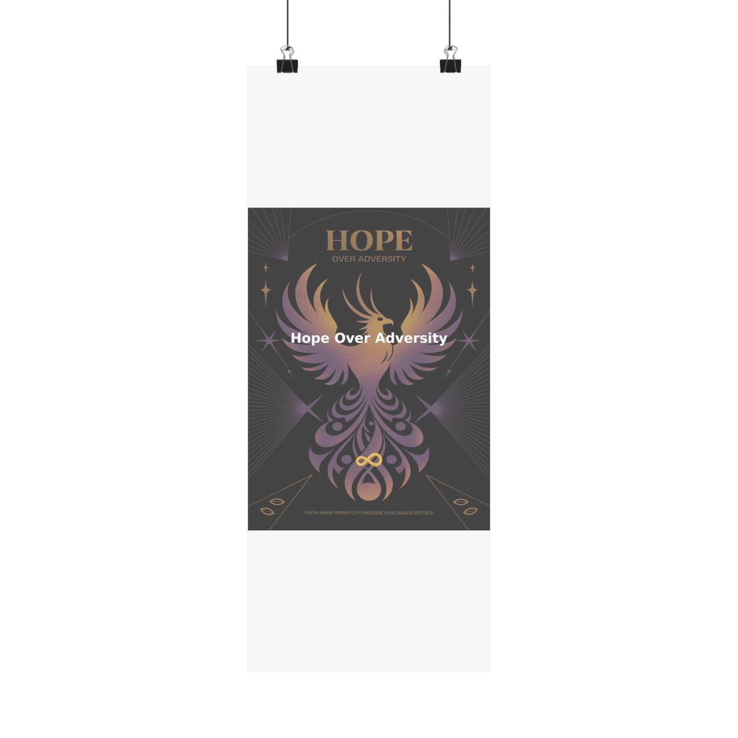 Hope Over Adversity - Matte Vertical Posters