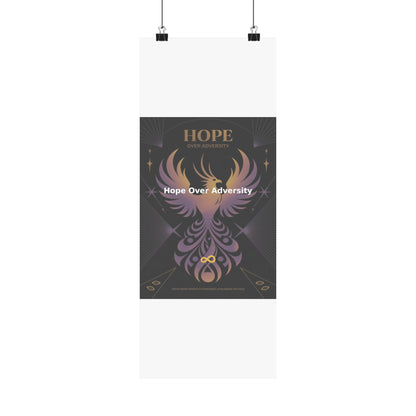 Hope Over Adversity - Matte Vertical Posters