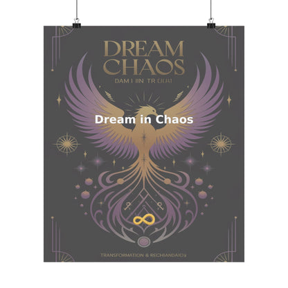 Dream in Chaos - Matte Vertical Posters