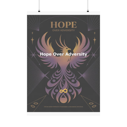 Hope Over Adversity - Matte Vertical Posters