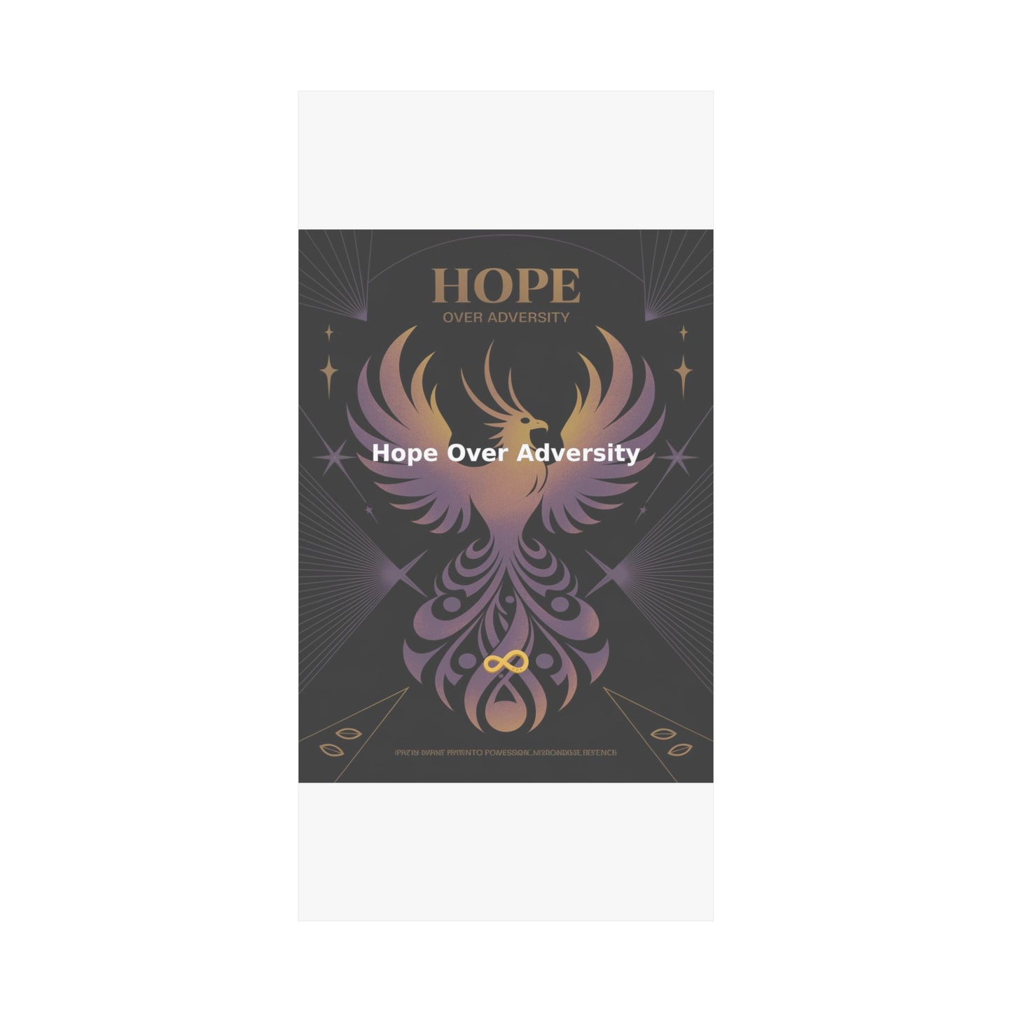 Hope Over Adversity - Matte Vertical Posters