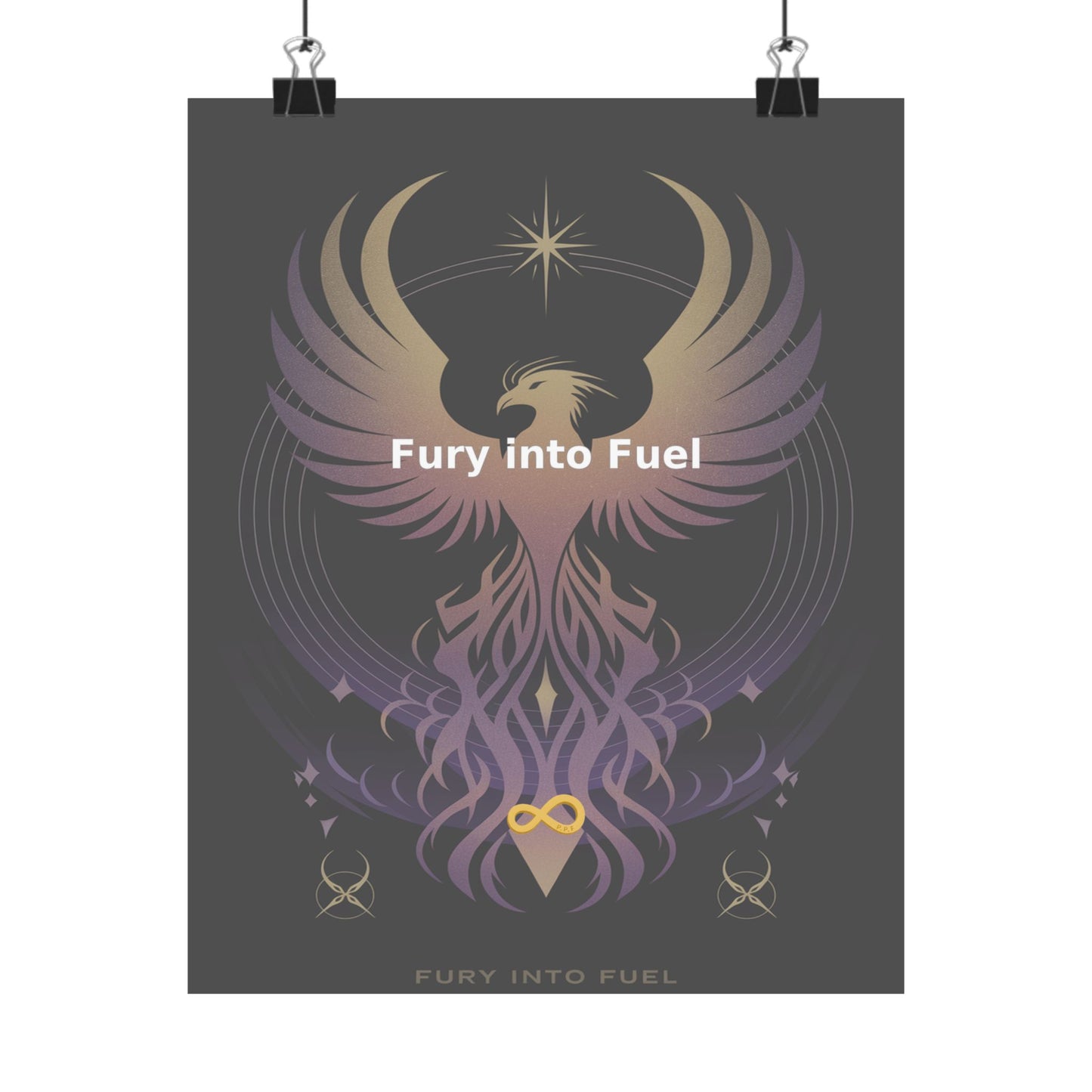 Fury into Fuel - Matte Vertical Posters