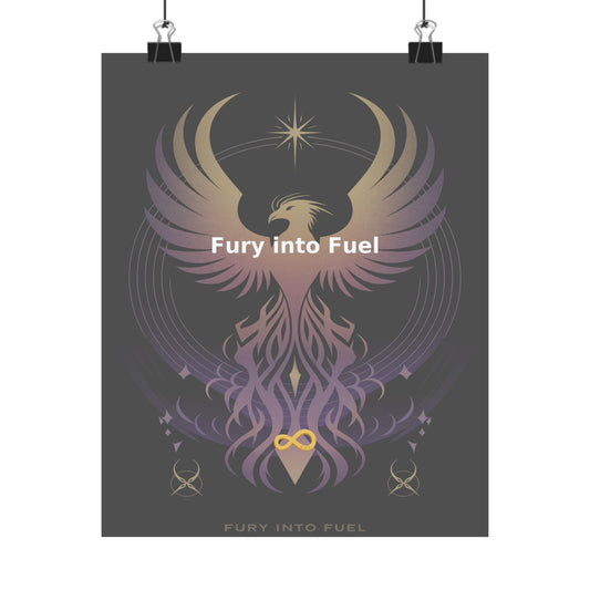 Fury into Fuel - Matte Vertical Posters